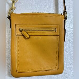 Coach Legacy Leather Lemon Swingpack Crossbody
